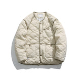 Unisex Winter Cotton Coat Retro Three-Dimensional Pocket Cotton Jacket
