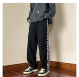 Men Jeans Autumn Vintage Oversize Pants Loose Straight Wide Leg Pants
