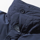 Unisex Winter Cotton Coat Multi-Pocket Lapel down Jacket Retro Loose and Warm down Jacket Men