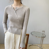 Women Cardigan Sweater Autumn Coat Zipper Slim Fit Short Long Sleeve Top Coat 8t8160