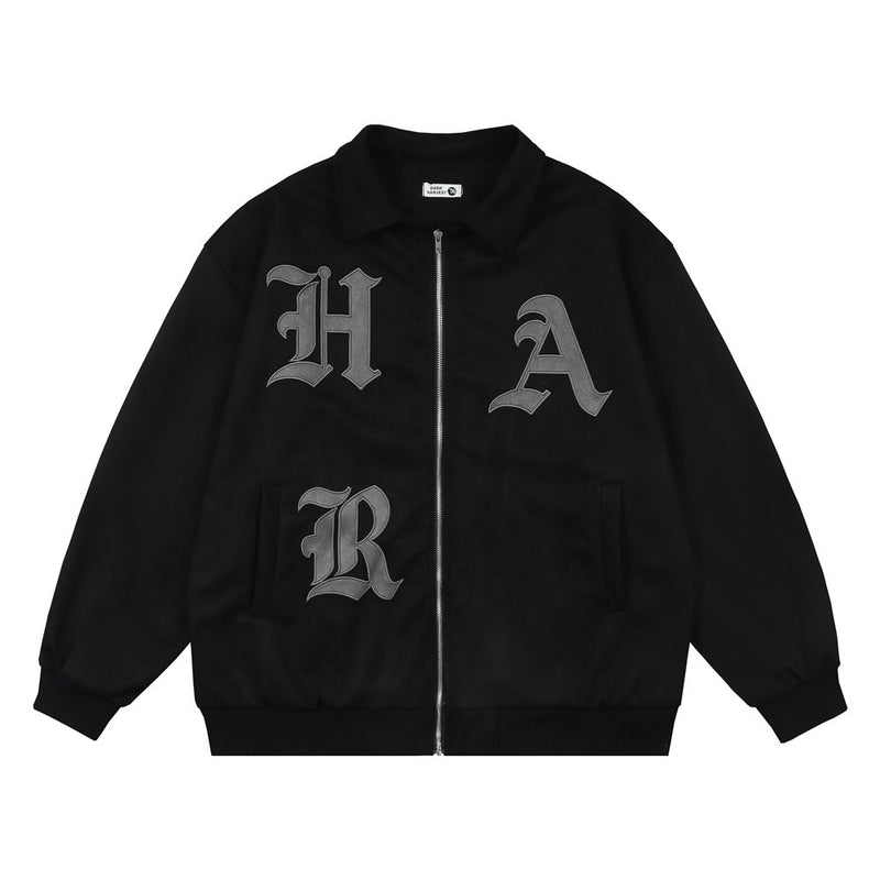 Men Jacket Coat Embroidered Letter Baseball Uniform Men's Casual Spring and Autumn Loose Flight Jacket