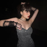 Women Dresses Spring Sexy V-neck Backless Dress