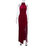 Women Dresses Spring Sleeveless Velvet Dress Dress