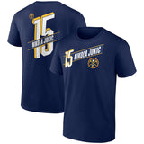 NBA T-Shirts NBA Basketball T-Shirt Nuggets Jokic Jersey Short Sleeve Men's Outdoor