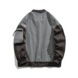 Unisex Jacket Retro Baseball Uniform Jacket Men's and Women's Loose Embroidered Striped Jacket