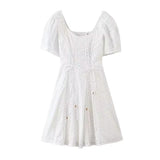 Women Dresses Summer Lace Dress Skirt (Xds0414)