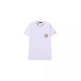 CHH Chrome Heart T Shirts Croix Cross Color Leather Printed Short Sleeve T-Shirt