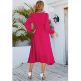 Women Date Dress Fall/Winter Dress Leisure Long Sleeve Dress