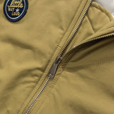 Unisex Winter Cotton Coat Winter Stand-up Collar Cotton-Padded Clothes Retro Loose and Warm Cotton-Padded Jacket