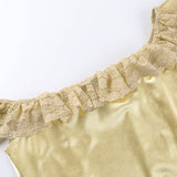 Women Tops Summer Slim Fit T-shirt Sexy Lace Top