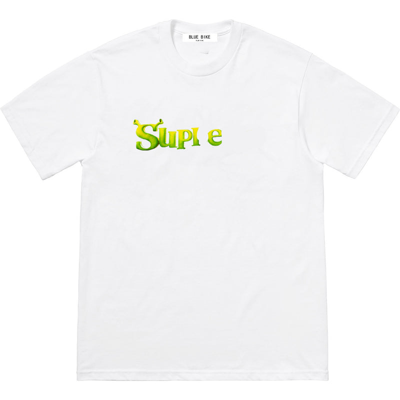 Men T-shirts 21FW Shrek Tee Monster Shrek Cartoon Short Sleeve T-Shirt
