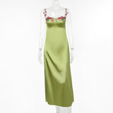 Women Dresses Suspenders Dress Sheath Sexy Long Dress