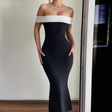 Women Dresses Casual Dress Spring Slim-Fitting Hip Skirt (Csm202403)