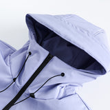 Unisex Winter Cotton Coat Winter Pocket Decoration Hooded down Jacket Retro Workwear down Jacket