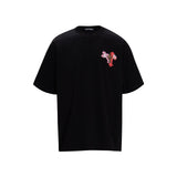 CHH Chrome Heart T Shirts Sanskrit Rainbow Cross Foam Short Sleeve T-Shirt
