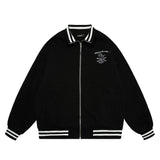 Men Jacket Coat Baseball Uniform Men's Ins Punk Loose Embroidered Letter Jacket Jacket
