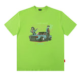 Men T Shirt Summer Little Bear Cartoon Printed Short Sleeve T-shirt