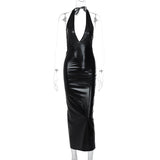 Women Dresses Summer V-neck Backless Dress