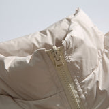 Unisex Winter Cotton Coat Three-Dimensional Pocket Hooded down Jacket