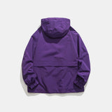 Unisex Jacket Autumn Windproof Hood Coat