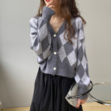 Women Cardigan Sweater V-neck Cardigan Coat Sweater Cropped Top 8t7230