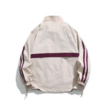 Unisex Jacket Autumn Stand Collar Stitching Jacket