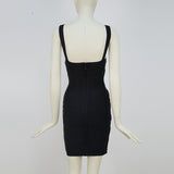 Women's Evening Dress Zebra Striped Spaghetti Straps Dress Sexy Backless Sheath Skirt