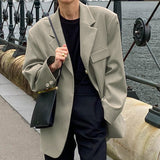 Women Trench Coat Autumn and Winter Suit Women's Loose Mid-Length Coat