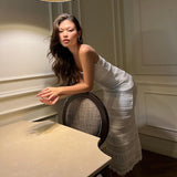Women Dresses Suspenders Dress Spring Slim-Fitting Sheath Dress