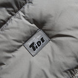 Unisex Winter Cotton Coat Stand-up Collar down Jacket Vintage Zipper Pocket down Jacket