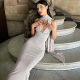 Women Dresses Summer Sexy Backless Slim Fit Dress