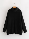 Women Sweater Knitwear Loose Autumn and Winter Turtleneck Sweater Female Casual Sweater