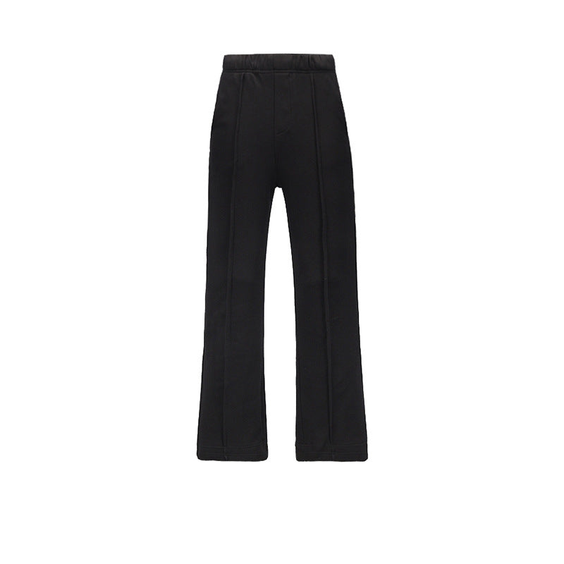 MIJKO Men's Vintage Pants MIJKO Men's Sweatpants Micro Wide Feet High Street Slim Casual Pants