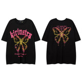Men T Shirt Summer Letter Graffiti Half Sleeve T-shirt