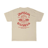 Women Dim Sum Retro Graphic Tees Unisex Oversized Back Print
