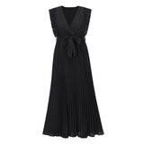 Women Date Dress Chiffon Dress Slim Fit Dress