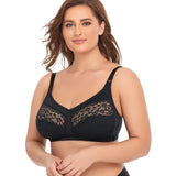 Full figure bra - wireless lace lightly lined