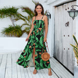 Women Date Dress Summer Sexy Sling Slit Dress