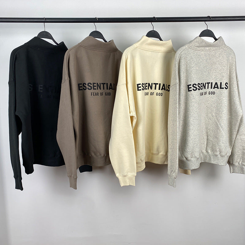 Fog Essentials Sweatshirt Half Zip Fleece Sweater