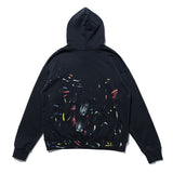 Gallery Dept Hoodie Paint-Splashing Style Graffiti Painted Sweater