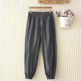 Women Sweatpants Summer Ankle-Tied Exercise Casual Pants