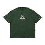 Men T Shirt Letter Patch Embroidered Crew Neck Hip Hop