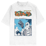 2024Men Streetwear Vintage Oversized T Shirt Japanese