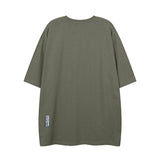 Men T Shirt Vintage Print Short Sleeves T-shirt