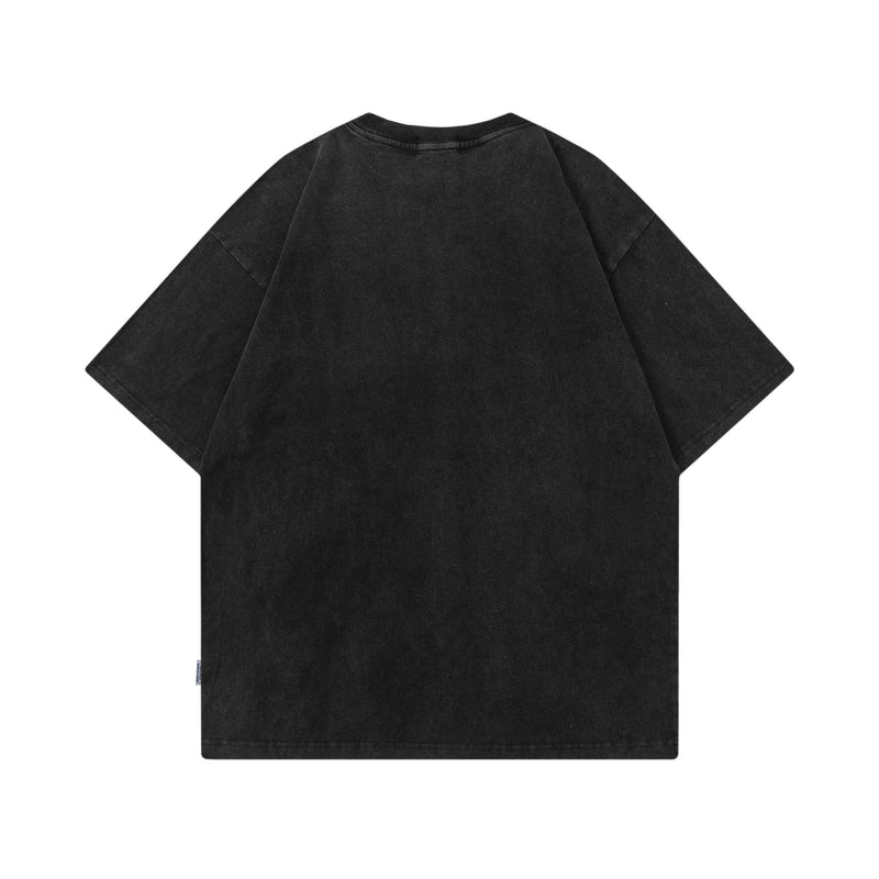 Men T Shirt Flame Print Couple Short Sleeve T-shirt