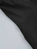Women Dresses Sexy Deep V Long Sleeve Dress Long Dress Dress (Zns0409)