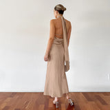 Women Dress Evening Dress Sexy Backless Slim Fit Fishtail Dress