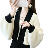 Women Knitwear Spring and Autumn Loose Knitted Cardigan