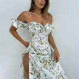 Women Dresses Sexy Slit Dress Casual Dress