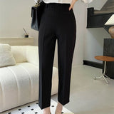 Women Sweatpants Autumn Leisure Straight Suit Pants